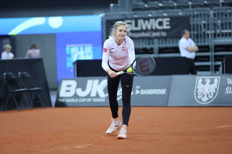 Tennis. Billie Jean King Cup. Martyna Kubka - Lesia Tsurenko. 11.04.2026