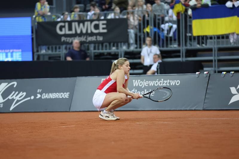 Tennis. Billie Jean King Cup. Martyna Kubka - Lesia Tsurenko. 11.04.2026