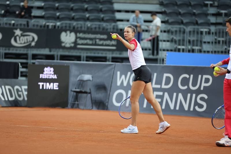 Tennis. Billie Jean King Cup. Martyna Kubka - Lesia Tsurenko. 11.04.2026