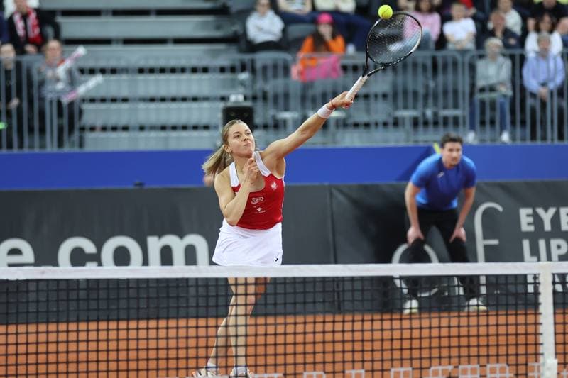 Tennis. Billie Jean King Cup. Martyna Kubka - Lesia Tsurenko. 11.04.2026