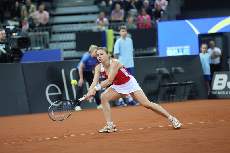Tennis. Billie Jean King Cup. Martyna Kubka - Lesia Tsurenko. 11.04.2026