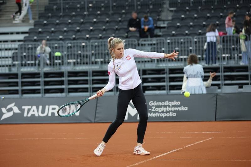 Tennis. Billie Jean King Cup. Martyna Kubka - Lesia Tsurenko. 11.04.2026