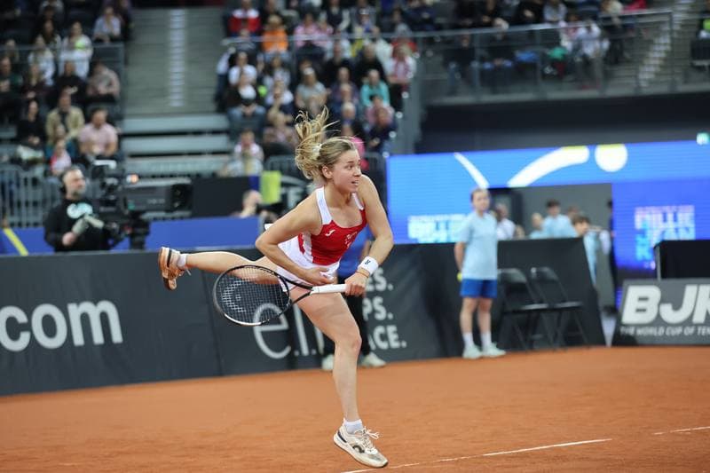Tennis. Billie Jean King Cup. Martyna Kubka - Lesia Tsurenko. 11.04.2026