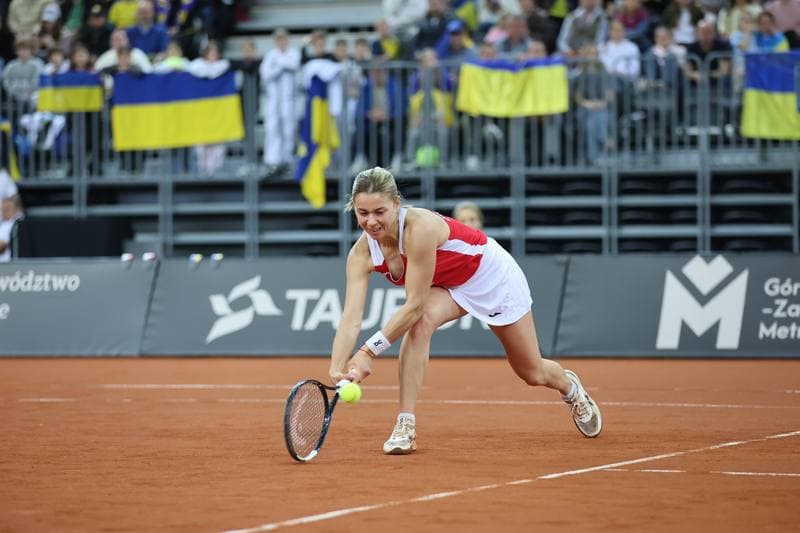 Tennis. Billie Jean King Cup. Martyna Kubka - Lesia Tsurenko. 11.04.2026
