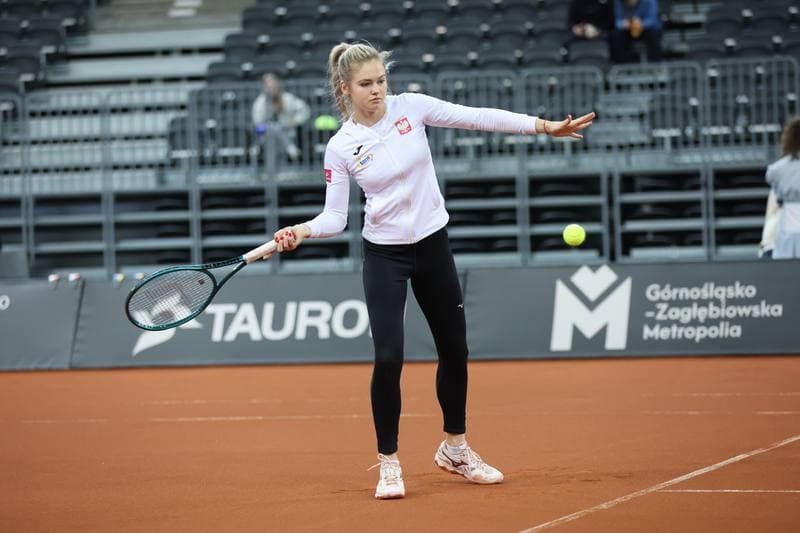 Tennis. Billie Jean King Cup. Martyna Kubka - Lesia Tsurenko. 11.04.2026