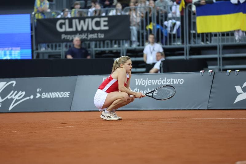 Tennis. Billie Jean King Cup. Martyna Kubka - Lesia Tsurenko. 11.04.2026