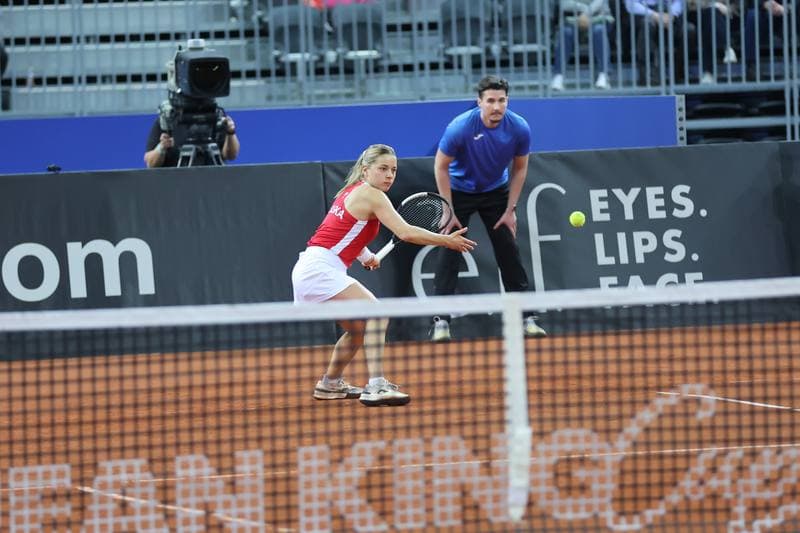Tennis. Billie Jean King Cup. Martyna Kubka - Lesia Tsurenko. 11.04.2026