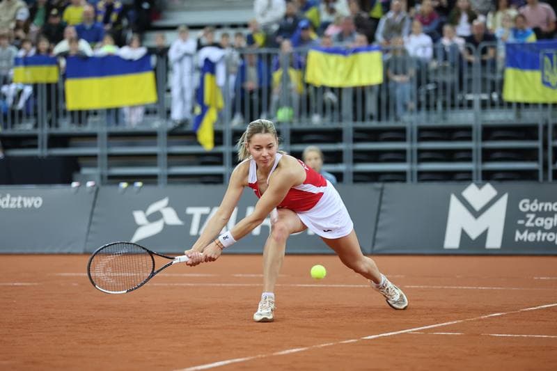 Tennis. Billie Jean King Cup. Martyna Kubka - Lesia Tsurenko. 11.04.2026