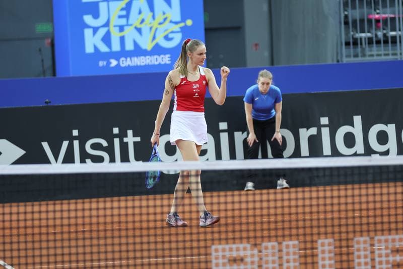 Tennis. Billie Jean King Cup. Martyna Kubka - Lesia Tsurenko. 11.04.2026