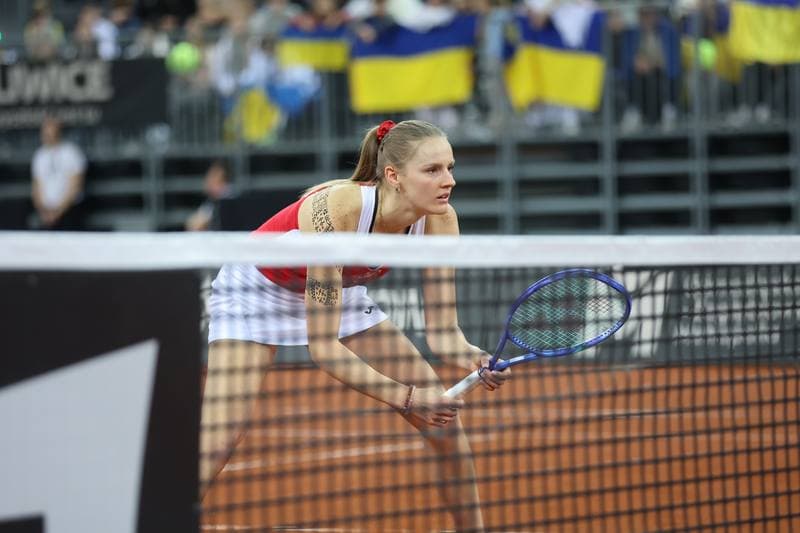 Tennis. Billie Jean King Cup. Martyna Kubka - Lesia Tsurenko. 11.04.2026