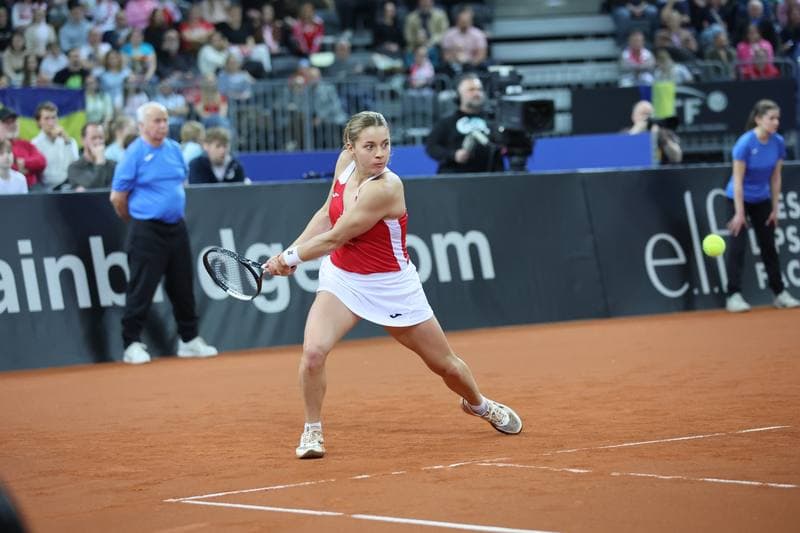 Tennis. Billie Jean King Cup. Martyna Kubka - Lesia Tsurenko. 11.04.2026
