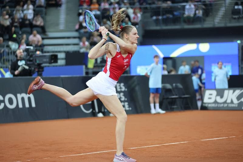 Tennis. Billie Jean King Cup. Martyna Kubka - Lesia Tsurenko. 11.04.2026