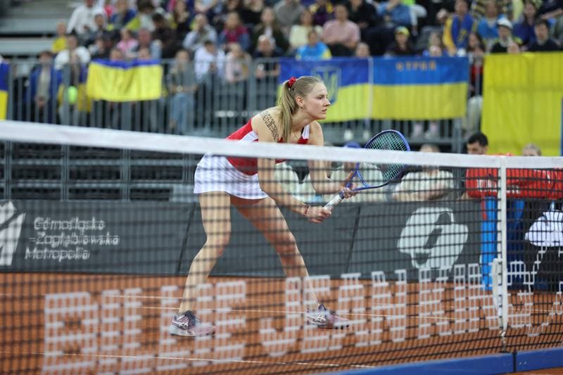 Tennis. Billie Jean King Cup. Martyna Kubka - Lesia Tsurenko. 11.04.2026
