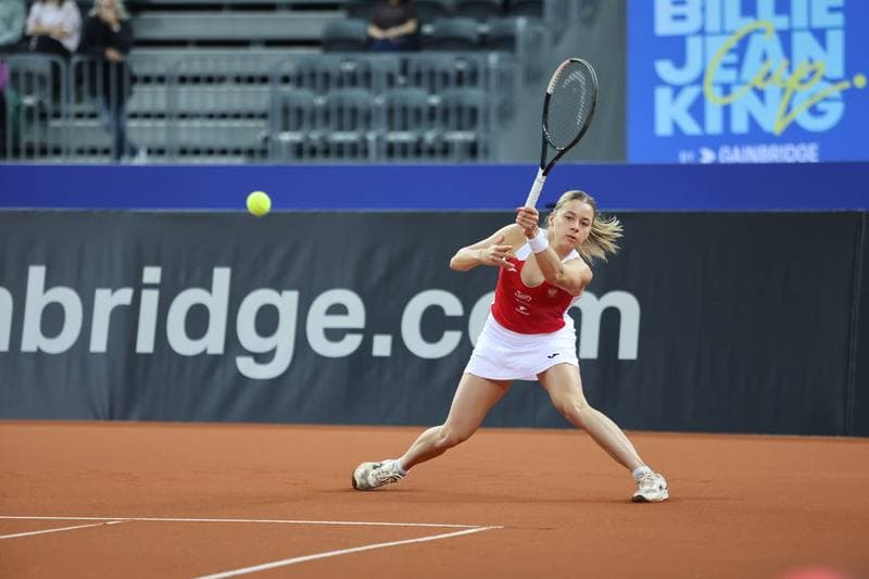 Tennis. Billie Jean King Cup. Martyna Kubka - Lesia Tsurenko. 11.04.2026