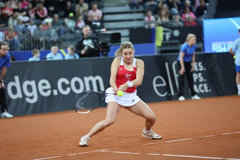 Tennis. Billie Jean King Cup. Martyna Kubka - Lesia Tsurenko. 11.04.2026