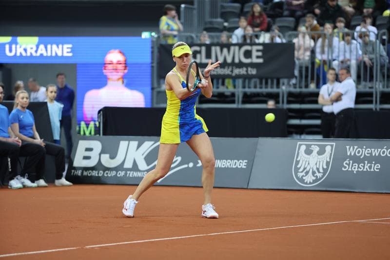 Tennis. Billie Jean King Cup. Martyna Kubka - Lesia Tsurenko. 11.04.2026