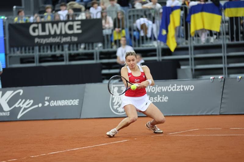 Tennis. Billie Jean King Cup. Martyna Kubka - Lesia Tsurenko. 11.04.2026