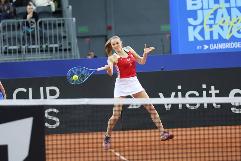 Tennis. Billie Jean King Cup. Martyna Kubka - Lesia Tsurenko. 11.04.2026