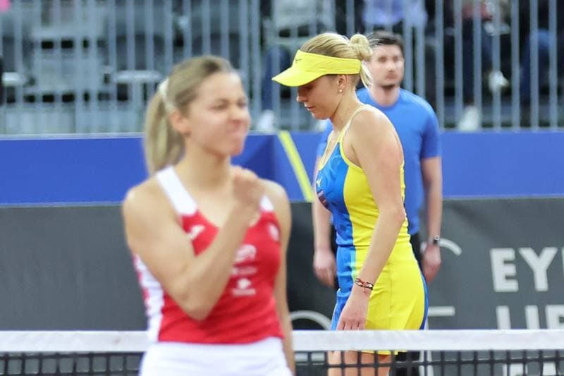 Tennis. Billie Jean King Cup. Martyna Kubka - Lesia Tsurenko. 11.04.2026