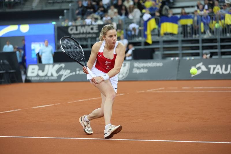 Tennis. Billie Jean King Cup. Martyna Kubka - Lesia Tsurenko. 11.04.2026