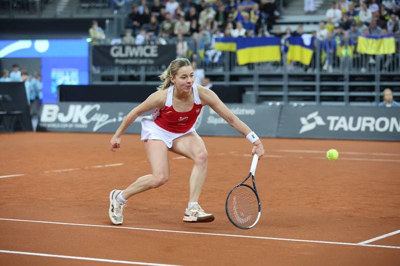 Tennis. Billie Jean King Cup. Martyna Kubka - Lesia Tsurenko. 11.04.2026