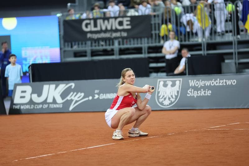 Tennis. Billie Jean King Cup. Martyna Kubka - Lesia Tsurenko. 11.04.2026