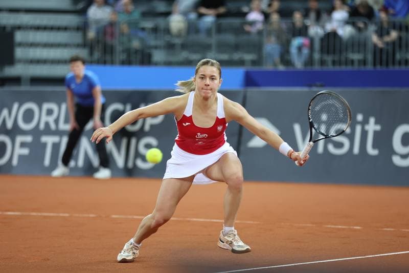 Tennis. Billie Jean King Cup. Martyna Kubka - Lesia Tsurenko. 11.04.2026