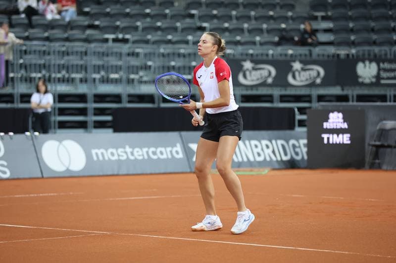 Tennis. Billie Jean King Cup. Martyna Kubka - Lesia Tsurenko. 11.04.2026