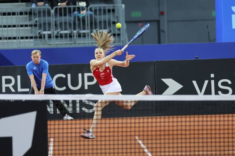 Tennis. Billie Jean King Cup. Martyna Kubka - Lesia Tsurenko. 11.04.2026
