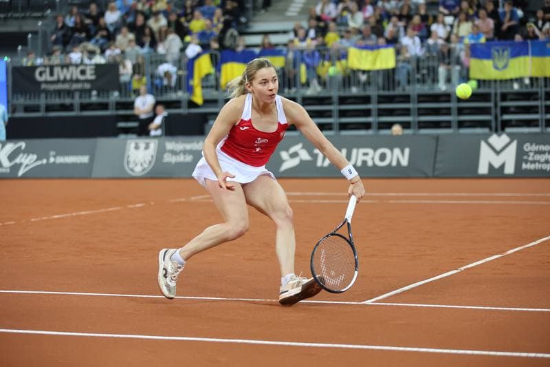Tennis. Billie Jean King Cup. Martyna Kubka - Lesia Tsurenko. 11.04.2026