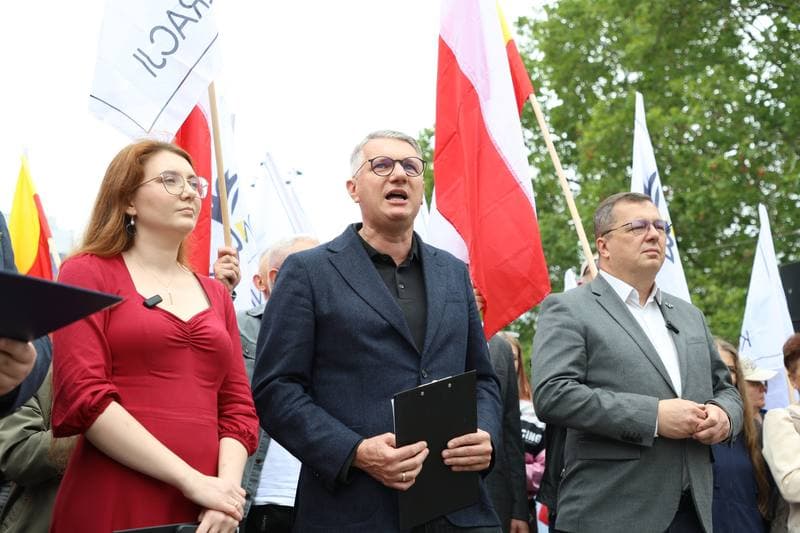 March under the slogan STOP IMMIGRATION. Warsaw. 19.07.2025