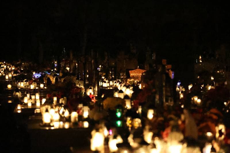 Cemetery at Night. Sierpc. 01.11.2025