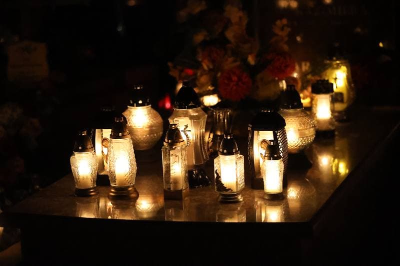Cemetery at Night. Sierpc. 01.11.2025