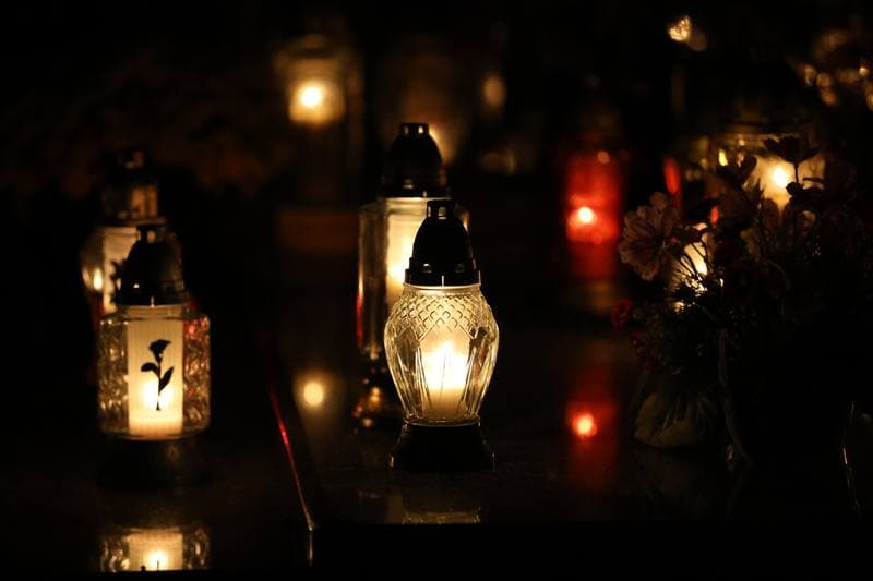 Cemetery at Night. Sierpc. 01.11.2025