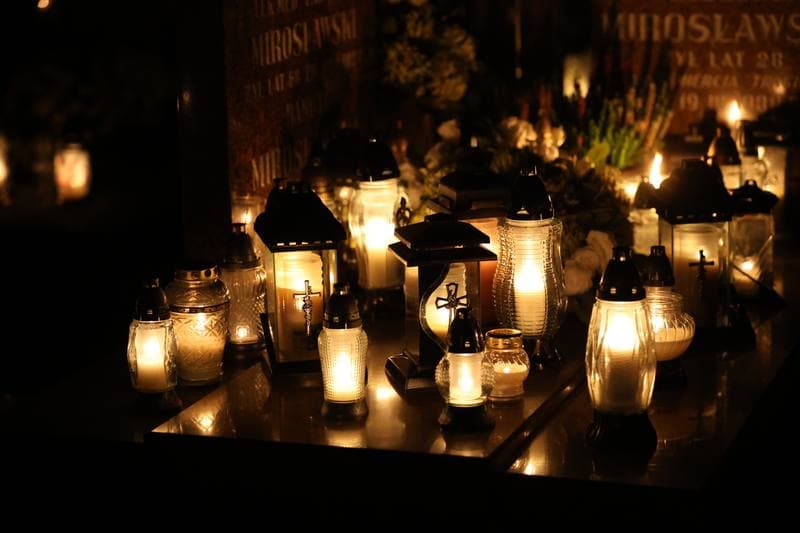 Cemetery at Night. Sierpc. 01.11.2025