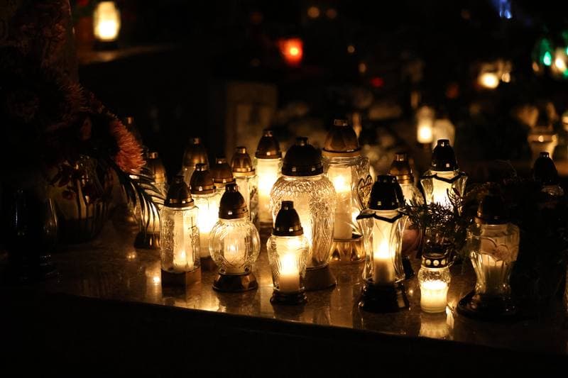 Cemetery at Night. Sierpc. 01.11.2025