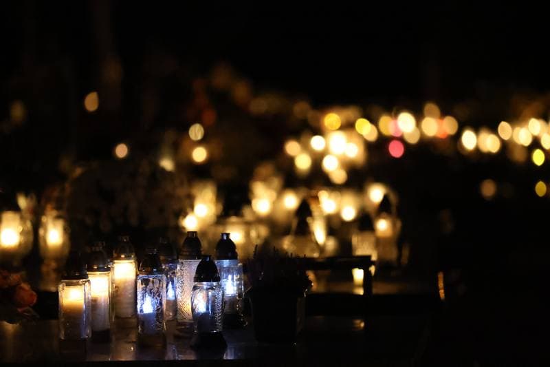 Cemetery at Night. Sierpc. 01.11.2025