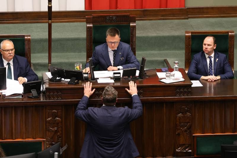 Donald Tusk. 44th Session of the 10th Term. 07.11.2025