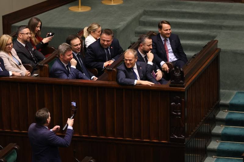Donald Tusk. 45th Session of the Sejm of the 10th Term. 18.11.2025
