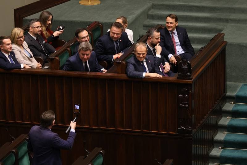 Donald Tusk. 45th Session of the Sejm of the 10th Term. 18.11.2025