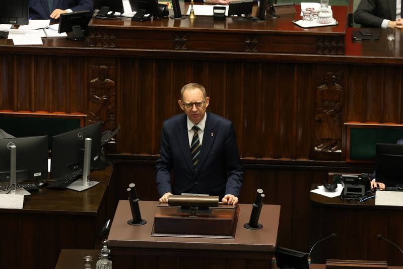 Donald Tusk. 45th Session of the Sejm of the 10th Term. 18.11.2025