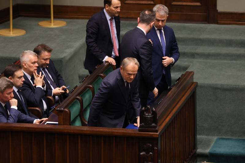 Donald Tusk. 45th Session of the Sejm of the 10th Term. 18.11.2025