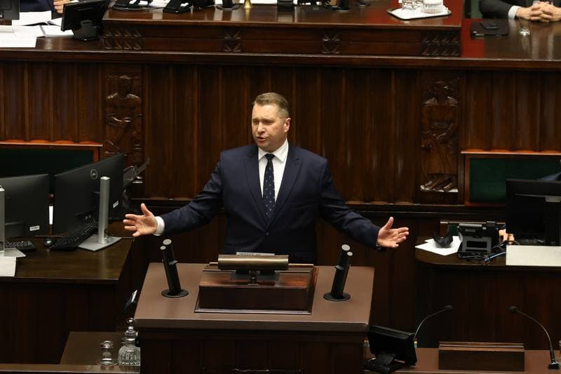 Donald Tusk. 45th Session of the Sejm of the 10th Term. 18.11.2025