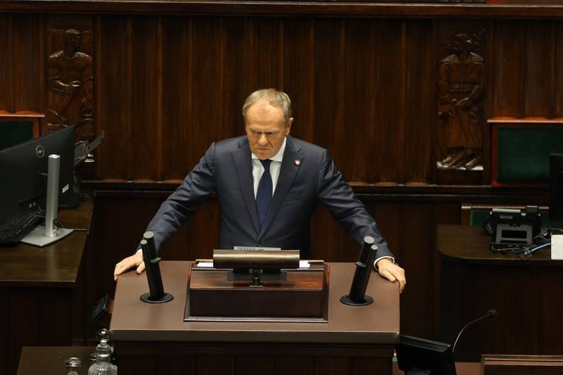 Donald Tusk. 45th Session of the Sejm of the 10th Term. 18.11.2025