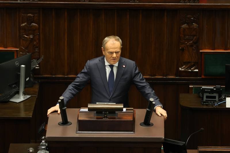Donald Tusk. 45th Session of the Sejm of the 10th Term. 18.11.2025