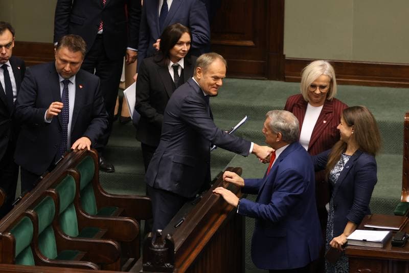 Donald Tusk. 45th Session of the Sejm of the 10th Term. 18.11.2025