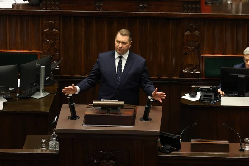 Donald Tusk. 45th Session of the Sejm of the 10th Term. 18.11.2025