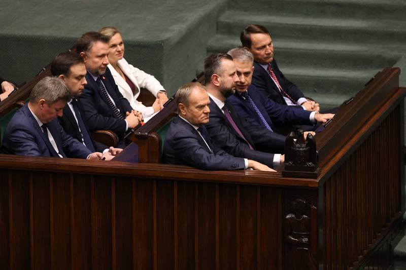 Donald Tusk. 45th Session of the Sejm of the 10th Term. 18.11.2025