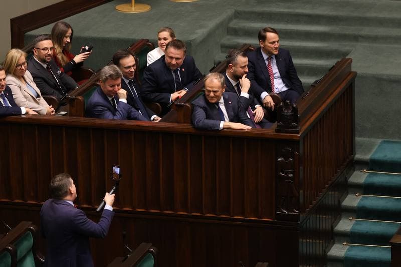 Donald Tusk. 45th Session of the Sejm of the 10th Term. 18.11.2025