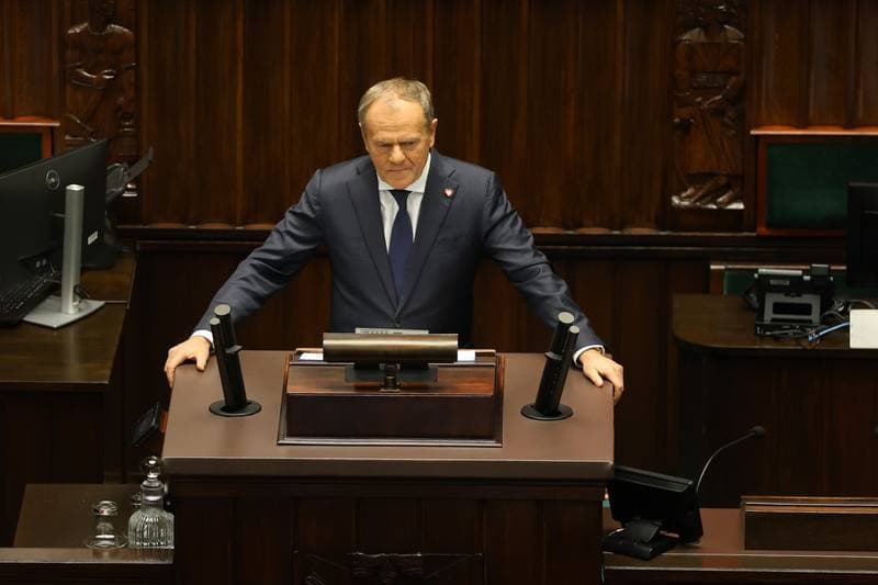 Donald Tusk. 45th Session of the Sejm of the 10th Term. 18.11.2025
